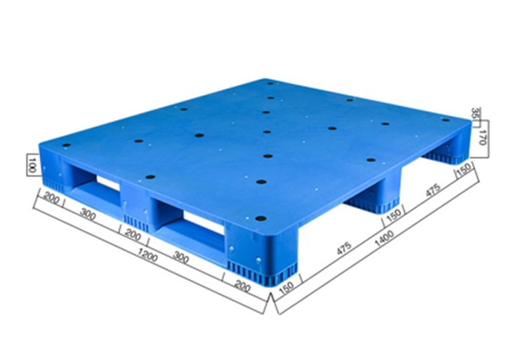 1412川字平板塑料托盤(pán)